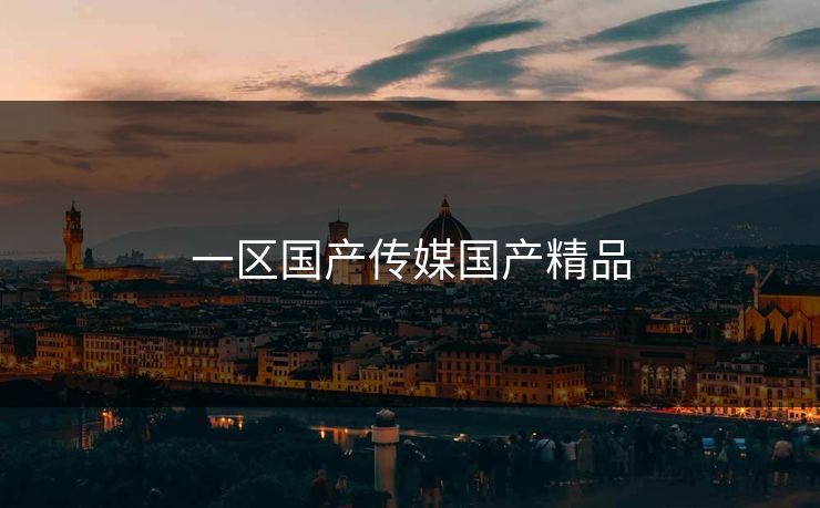 一区国产传媒国产精品