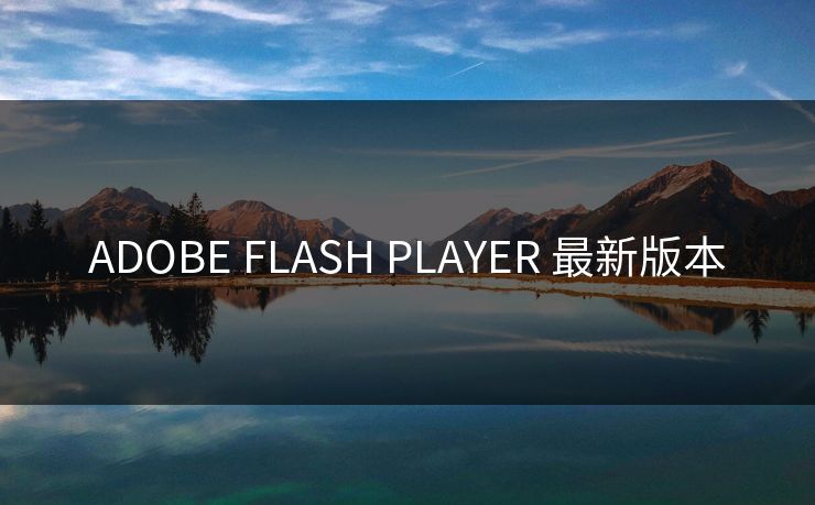 ADOBE FLASH PLAYER 最新版本